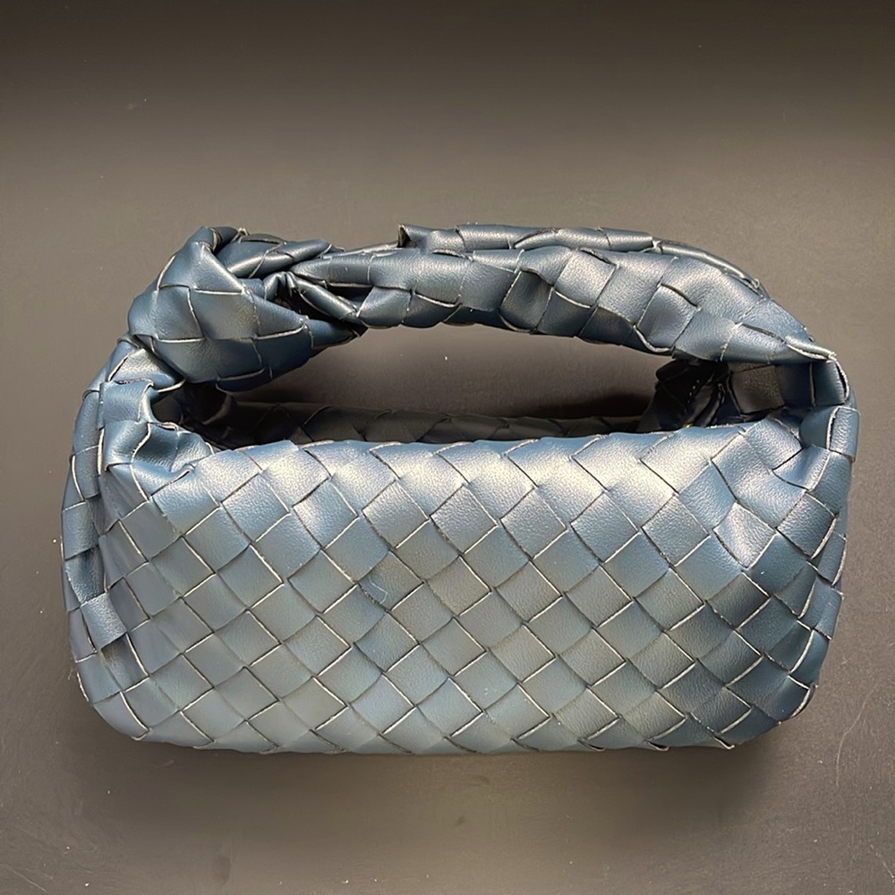 Tiffany and Fred Woven Knot Leather Satchel